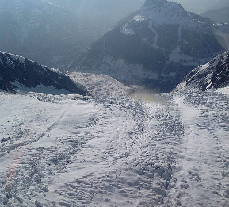Neve, ghiaccio, granito, cristalli